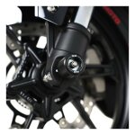 Tampons de protection de fourche r&g racing noirs cf moto 450 sr 23 - 25