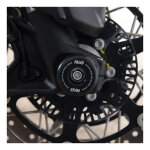 Tampons de protection de fourche r&g racing noir moto guzzi v85 tt 19 -