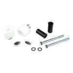 Tampons de protection r&g racing aero blanc / noir triumph tiger 1200 gt