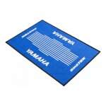 Tapis d'entre biketek serie 3 yamaha bleu 90x60cm