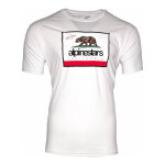 Tee - shirt alpinestars cali 2. 0 blanc - 2xl