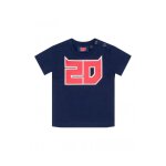 Tee - shirt b�b� fabio quartararo 20 bleu - 3 / 6mois