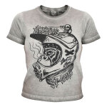 Tee - shirt enfant acerbis sp club monkey kid gris - y - l