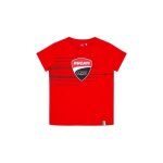 Tee - shirt enfant ducati corse colection logo and stripes rouge - 2 / 4ans