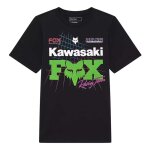 Tee - shirt enfant fox racing youth fox x kawasaki black - y - s
