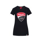 Tee - shirt femme ducati corse collection big logo noir - xs