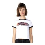 Tee - shirt femme eudoxie crop top blanc - xs Tee - shirt femme eudoxie crop top blanc - xs