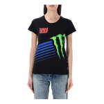 Tee - shirt femme fabio quartararo monster energy dual woman noir 2023 -