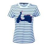 Tee - shirt femme vespa graphic blanc / bleu - 2xl