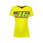 Tee - shirt femme vr46 valentino rossi stripes jaune 2019 - l Tee - shirt femme vr46 valentino rossi stripes jaune 2019 - l