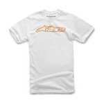 Tee - shirt junior alpinestars juvy blaze royal / jaune fluo - 4 ans