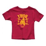 Tee - shirt junior thor lightning rouge (gar�on) - 2 ans