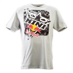 Tee shirt kini red bul square gris clair - l
