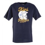 Tee - shirt kini red bull retro helmet bleu nuit - m