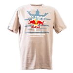 Tee shirt kini red bull steps gris - xl