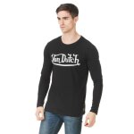 Tee - shirt manches longues von dutch boss noir - xxl