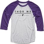 Tee - shirt manches mi - longues femme thor mx plum - l