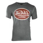Tee - shirt von dutch aaron'19 gris - xxl