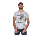 Tee - shirt von dutch leave gris - xl