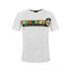 Tee shirt vr46 valentino rossi cupolino blanc 2018 - s