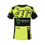 Tee shirt vr46 valentino rossi replica monster jaune fluo 2018 - 2xl
