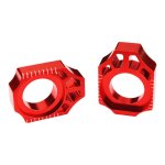 Tendeur de cha�ne scar aluminium anodis� rouge pour kawasaki kx 250