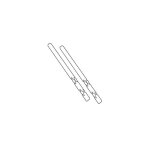 Tige de charni�re shad pour top case atv 80 (lot de 2)