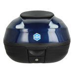 Top case 37 l bleu d'origine cm308236 piaggio mp3 400 2020 - 21