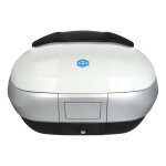 Top case 50 l blanc d'origine cm308138 piaggio mp3 400 2020 - 21