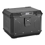 Top case givi aluminium noir alpina 44l avec syst�mde d�crochage int
