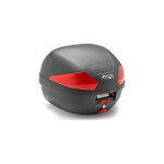 Top case givi b29 monolock 29 litres noir / catadioptres rouge