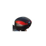 Top case givi e470 simply iii noir sans platine / kit fixation