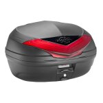 Top case givi kappa k466 46l noir catadioptre rouge Top case givi kappa k466 46l noir catadioptre rouge