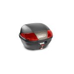 Top case kappa k400n monolock 40l carbone / noir / rouge / titane