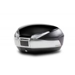 Top case shad sh48 noir / titanium dessus noir brillant