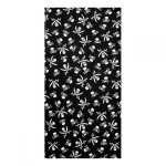 Tour de cou schampa & dirt skins mini skulls / swords noir / blanc