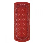 Tour de cou zan headgear tube paisley rouge / noir Tour de cou zan headgear tube paisley rouge / noir