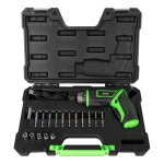 Tournevis électrique 3, 6v jbm + embouts 1 / 4 Tournevis électrique 3, 6v jbm + embouts 1 / 4