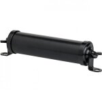 Tube porte - documents longueur 12cm (4, 75 )  25, 4 (1 ) noir