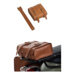 Valise en cuir marron d'origine 605991m moto guzzi v7 750 2008 - 16