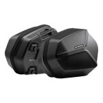 Valises lat�rale sw - motech aero abs noires support evo bmw r 1250 r 2