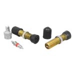 Valves de pneu joe s schrader pour tubeless, avec demonte obus (par