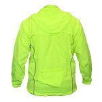 Veste de cyclisme coupe - vent jaune fluo - s