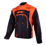 Veste enduro kenny track noir / orange - m