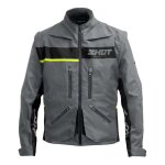 Veste enduro shot contact assault 2. 0 grey / neon yellow - 3xl