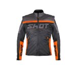Veste enduro shot softshell lite 3. 0 noir / orange - s