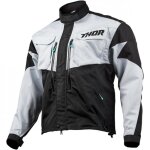 Veste enduro thor terrain gris / noir - m