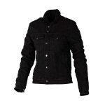 Veste jeans moto femme rst x - kevlar sherpa denim noir - xs