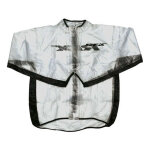 Veste de pluie rfx sport enfant transparent et noir - s