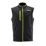 Veste sans manches kenny body warmer noir / jaune fluo - s